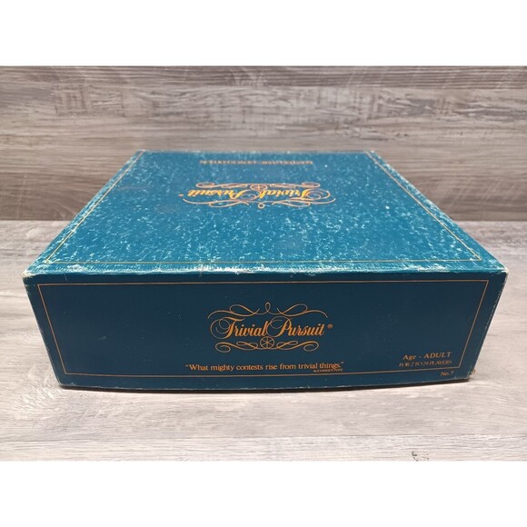 Trivial Pursuit Master Game-Genus Edition Original Vintage 1981 - Picture 4 of 10